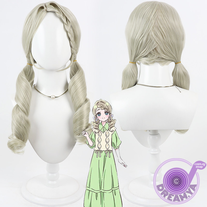 Anime Cosplay Wig Heat Resistant - Парик для косплея Kurusu Eriza, светло-зеленый,