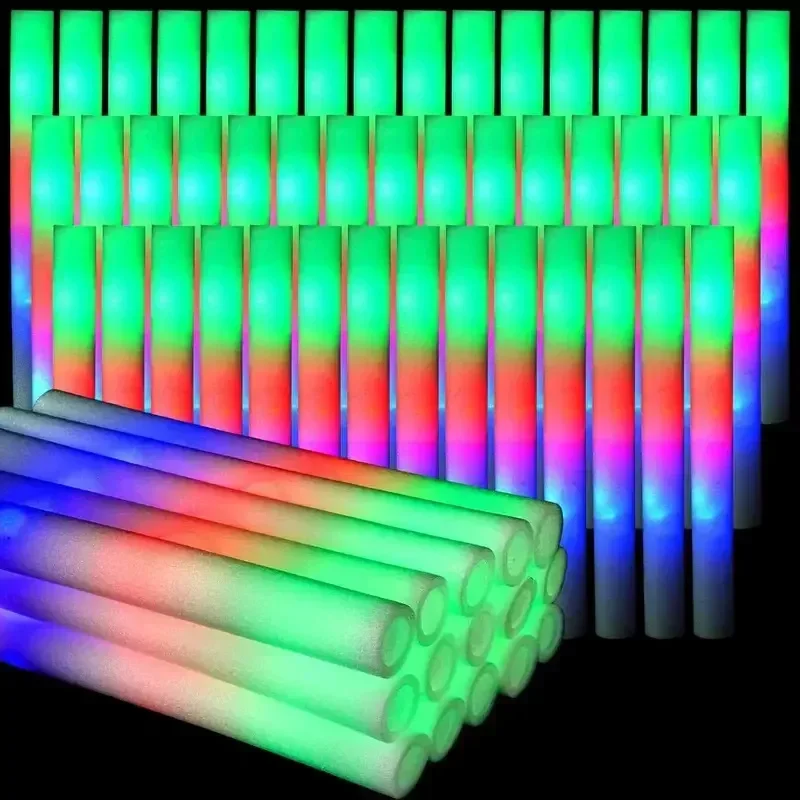Flashing Led Foam Sticks Party - 30 штук светящихся палочек из пеноматериала