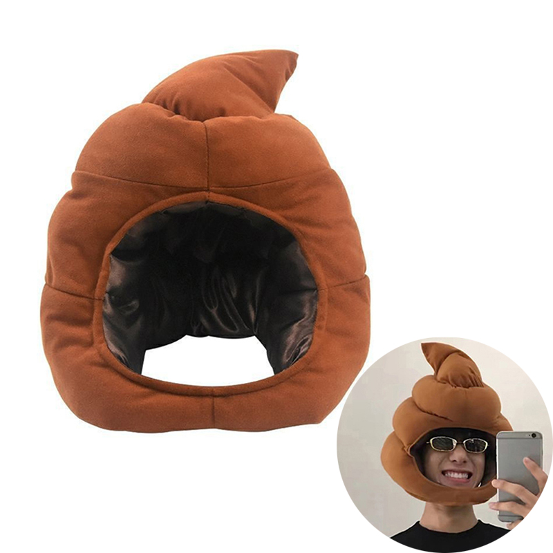 Fake Poop Gag Gift - Креативная милая плюшевая шляпа в форме