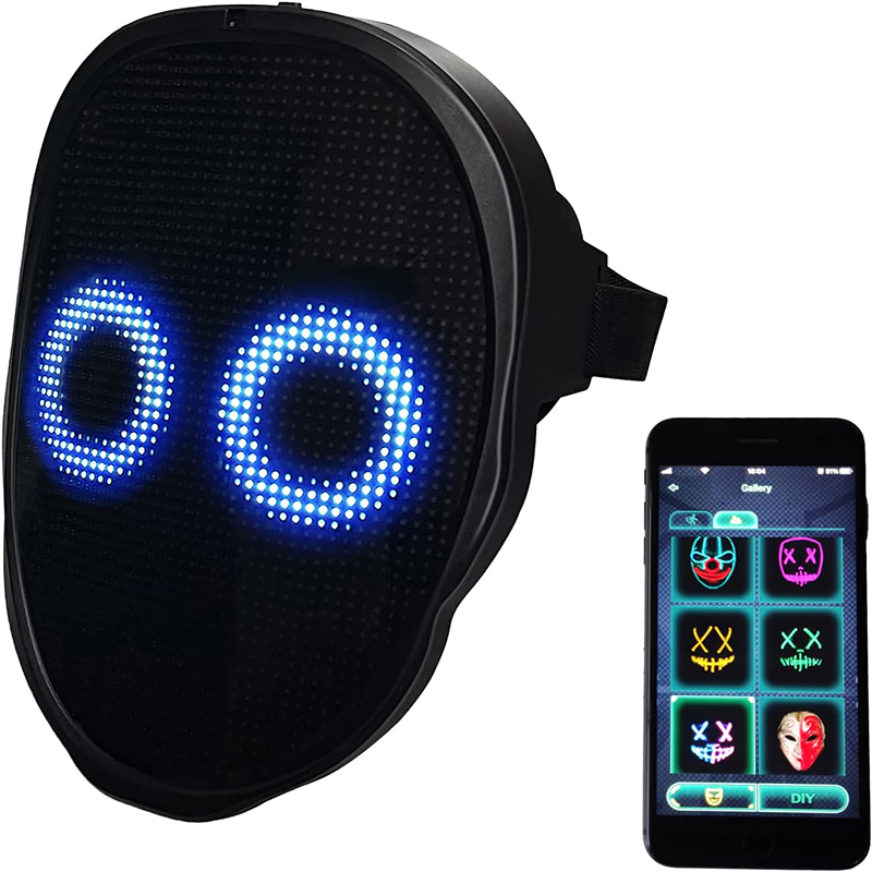 Led Purge Mask Halloween - Маска со светодиодной подсветкой для вечеринок,