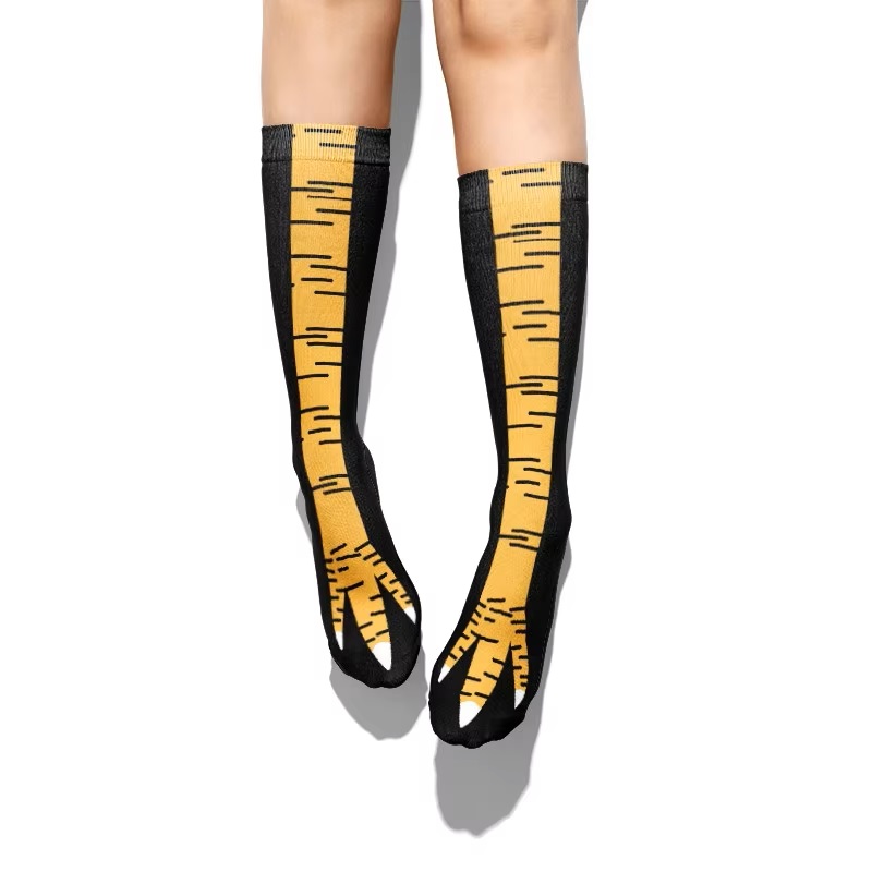 Funny Chicken Leg Socks - 3D забавные креативные женские носки с
