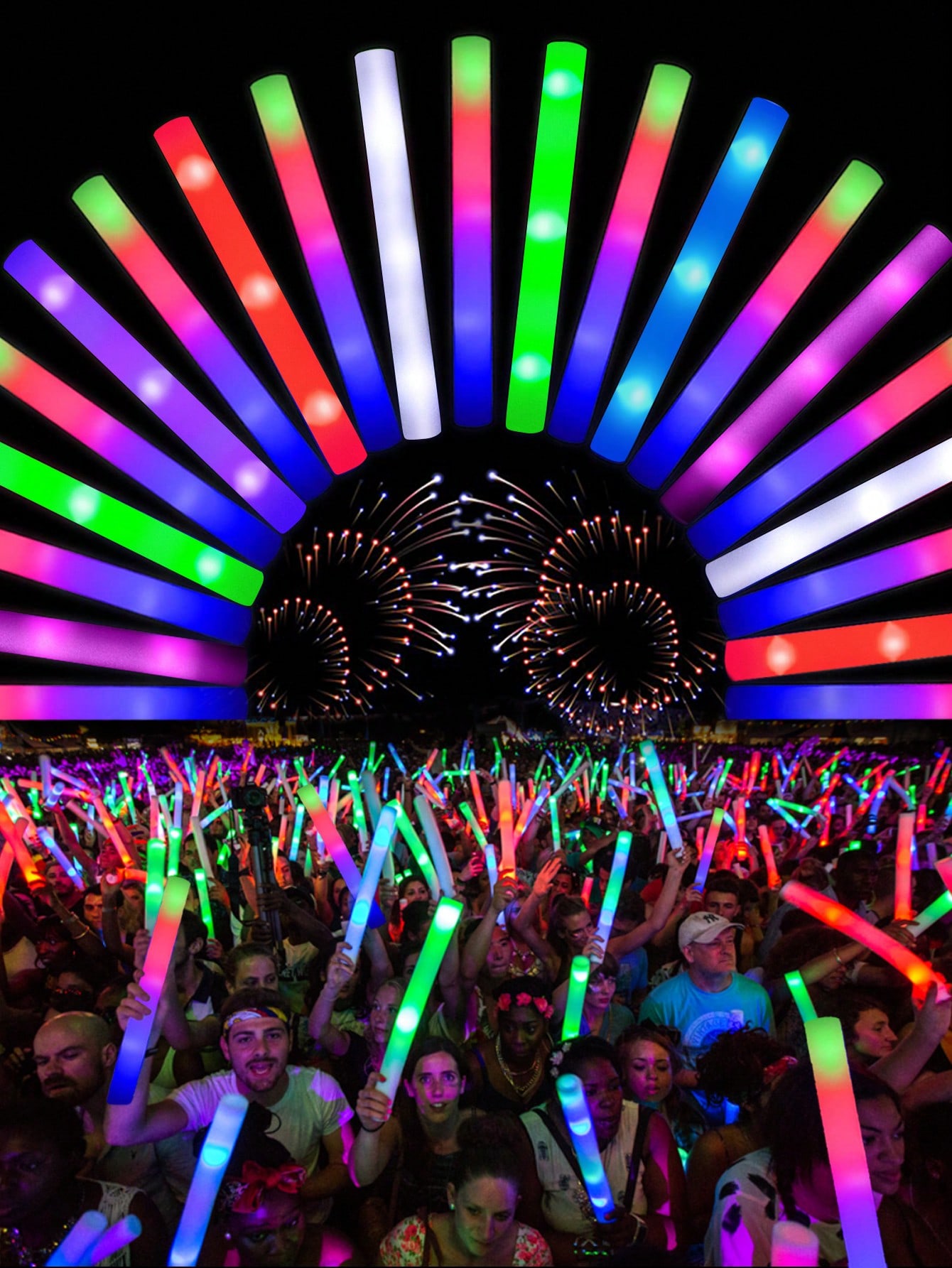 Flashing Led Foam Sticks Party - 20/30 шт., вспышка-Стробоскоп