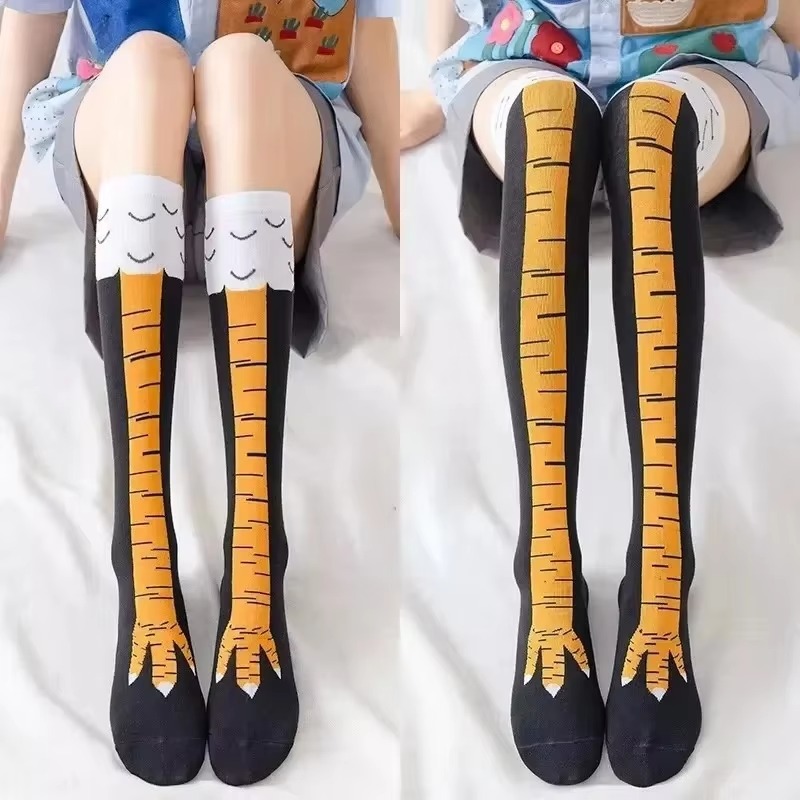 Funny Chicken Leg Socks - Забавные чулки с куриной лапой, тонкие