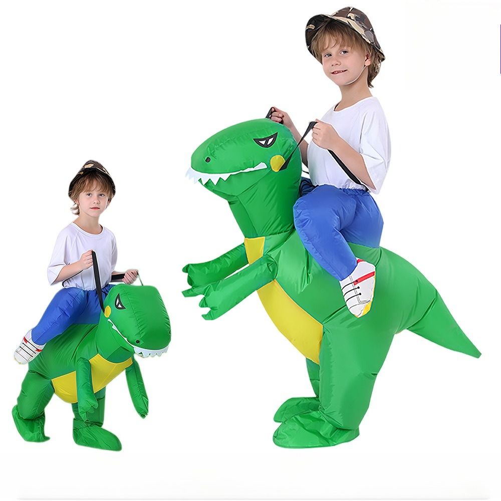 Costumes - Надувной костюм зеленого динозавра ZOETOPKID, костюм