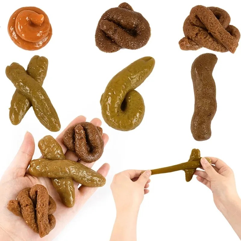 Fake Poop Gag Gift - Реалистичный, безопасный и мягкий пластиковый муляж