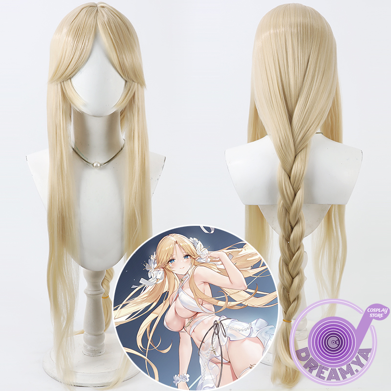 FFNF Брест Косплей Парик Azur  – обзор и цена Anime Cosplay Wig Heat Resistant