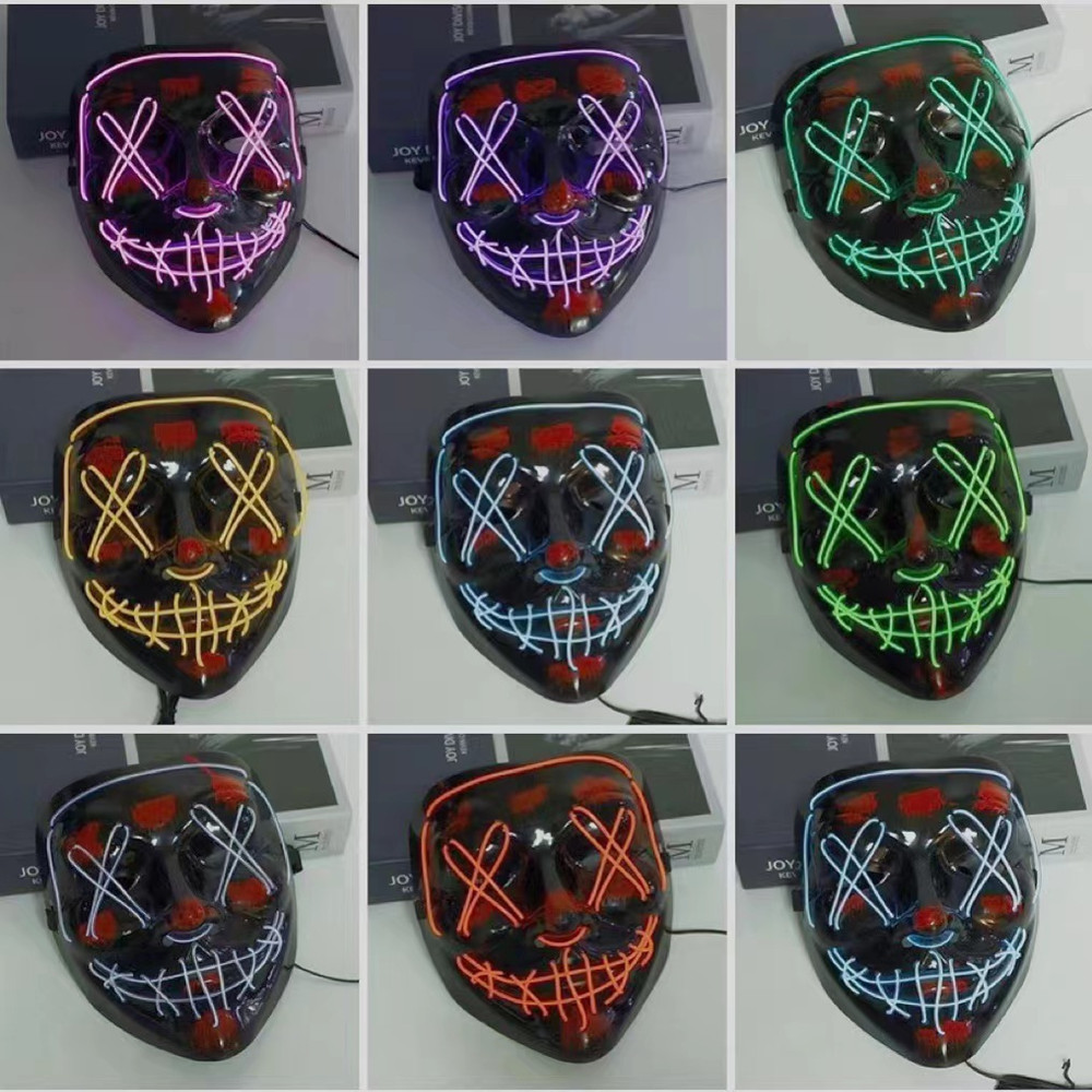 Маски на Хэллоуин для мужчин и – обзор и цена Led Purge Mask Halloween