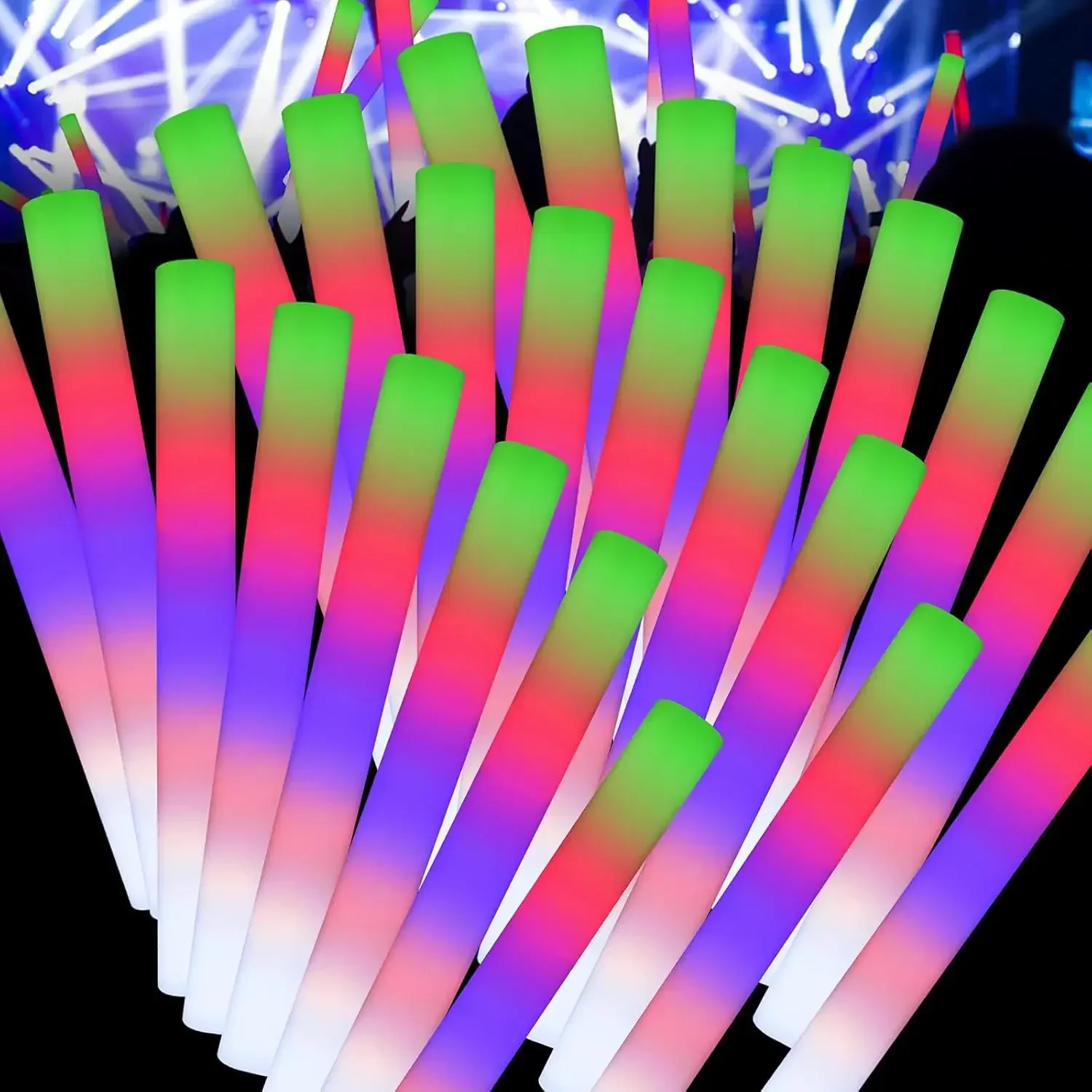 3Z-50 шт. светодиодных пенопла – обзор и цена Flashing Led Foam Sticks Party
