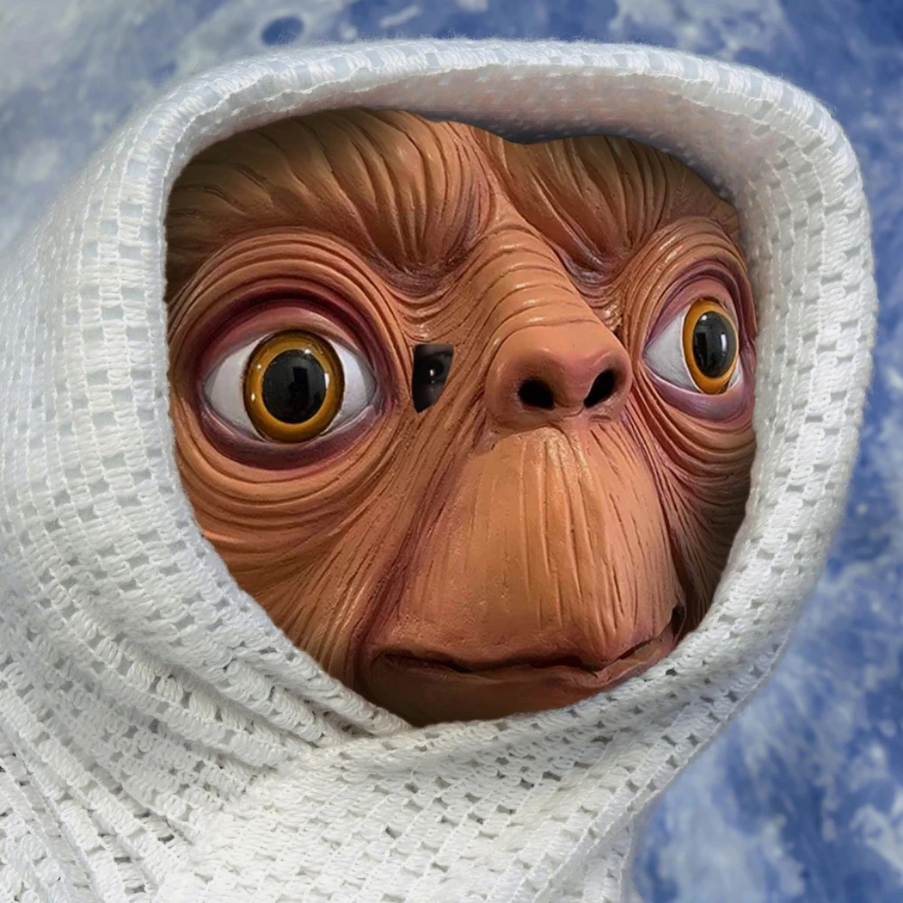 Реалистичная латексная маска E – обзор и цена Latex Alien Mask Realistic