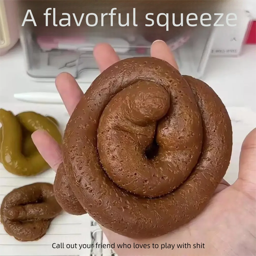 Забавная игрушка-антистресс в  – обзор и цена Fake Poop Gag Gift