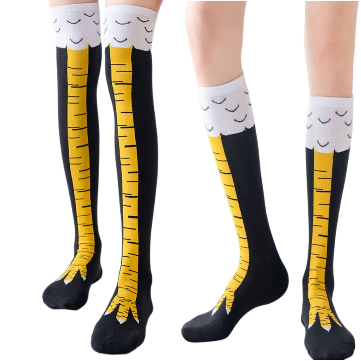 1/2 пары женских гольфов с при – обзор и цена Funny Chicken Leg Socks