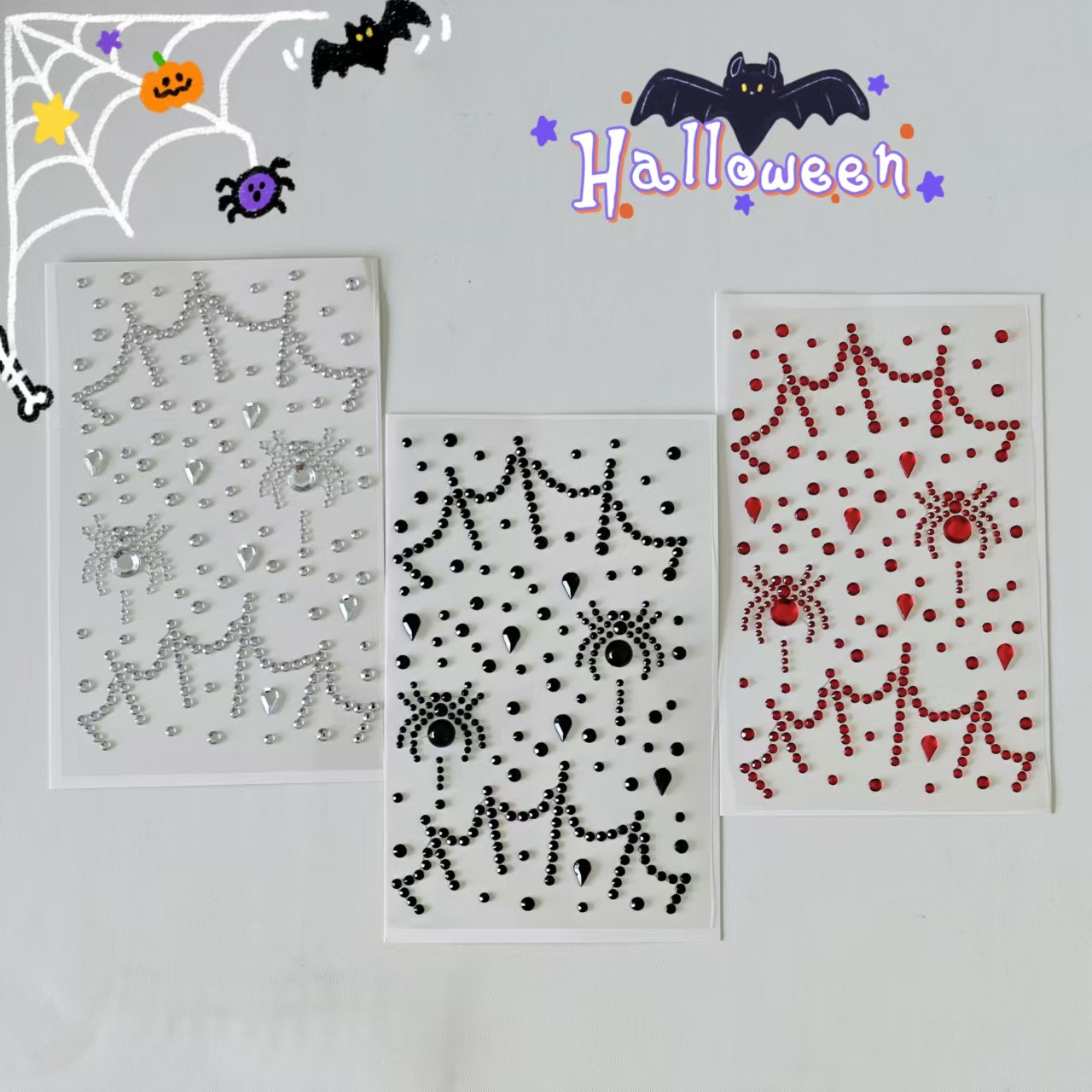 Наклейки для Хэллоуина: блестя – обзор и цена Party Supplies