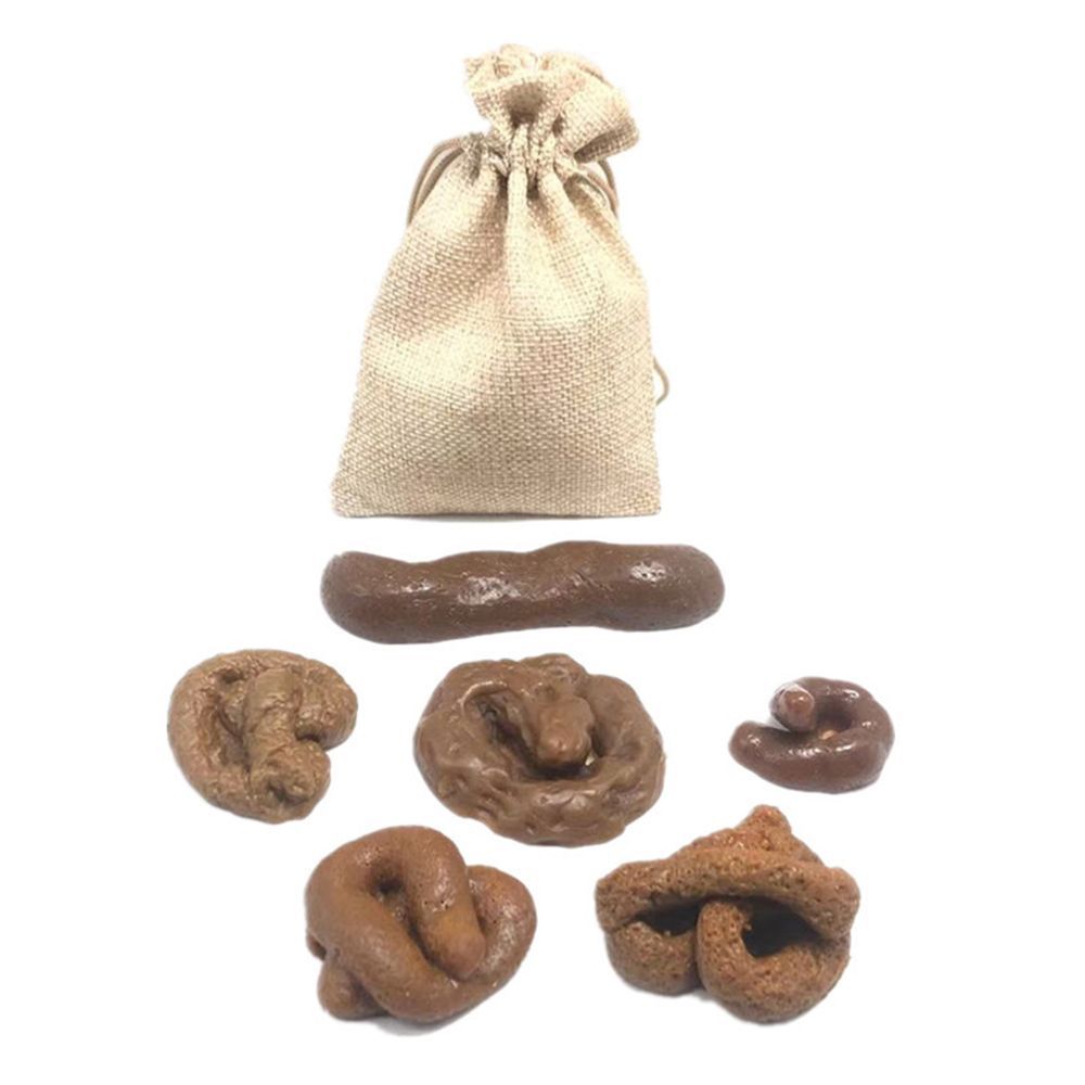 6 шт. антистресс-гаджетов в ви – обзор и цена Fake Poop Gag Gift