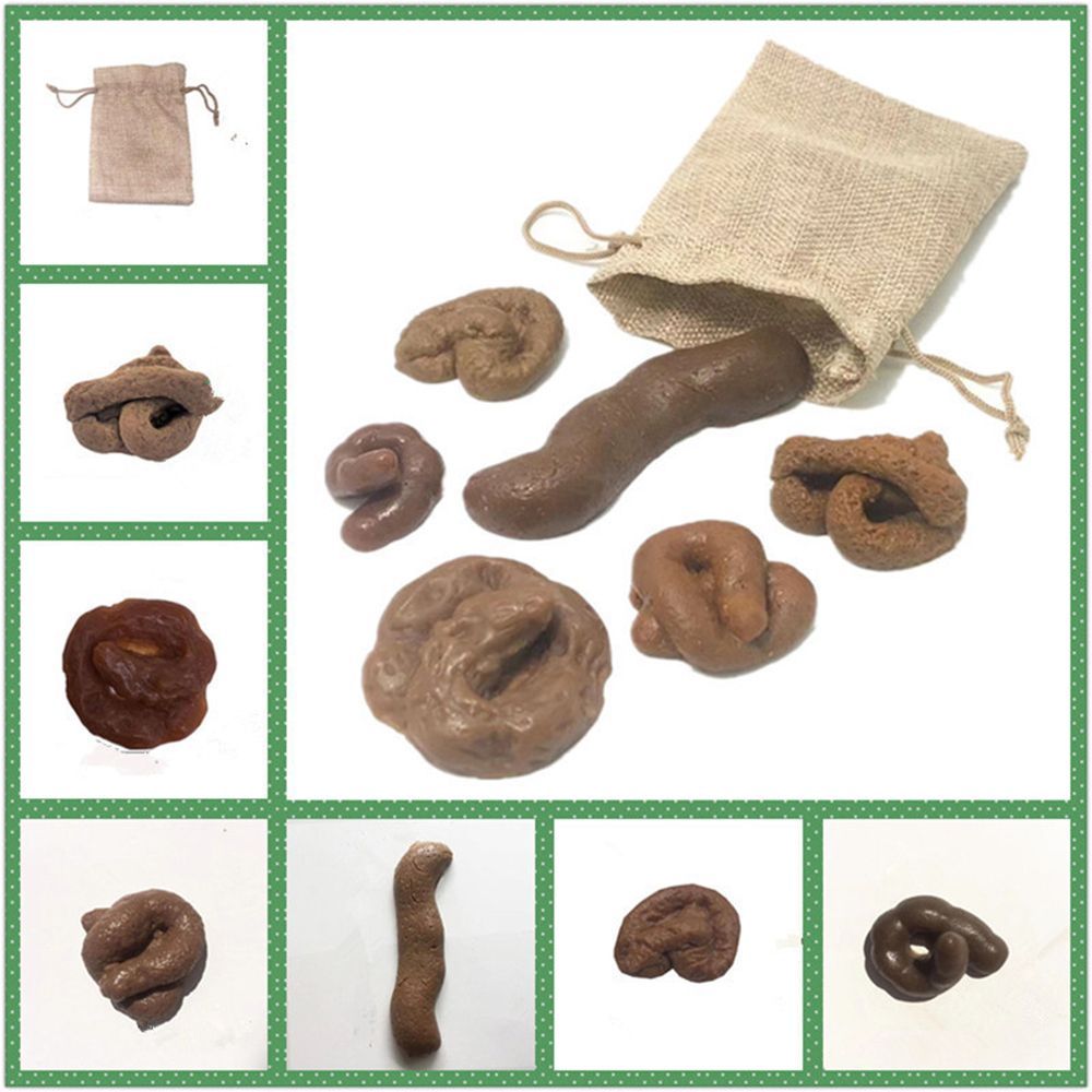 6 шт. антистресс-гаджетов в ви – обзор и цена Fake Poop Gag Gift