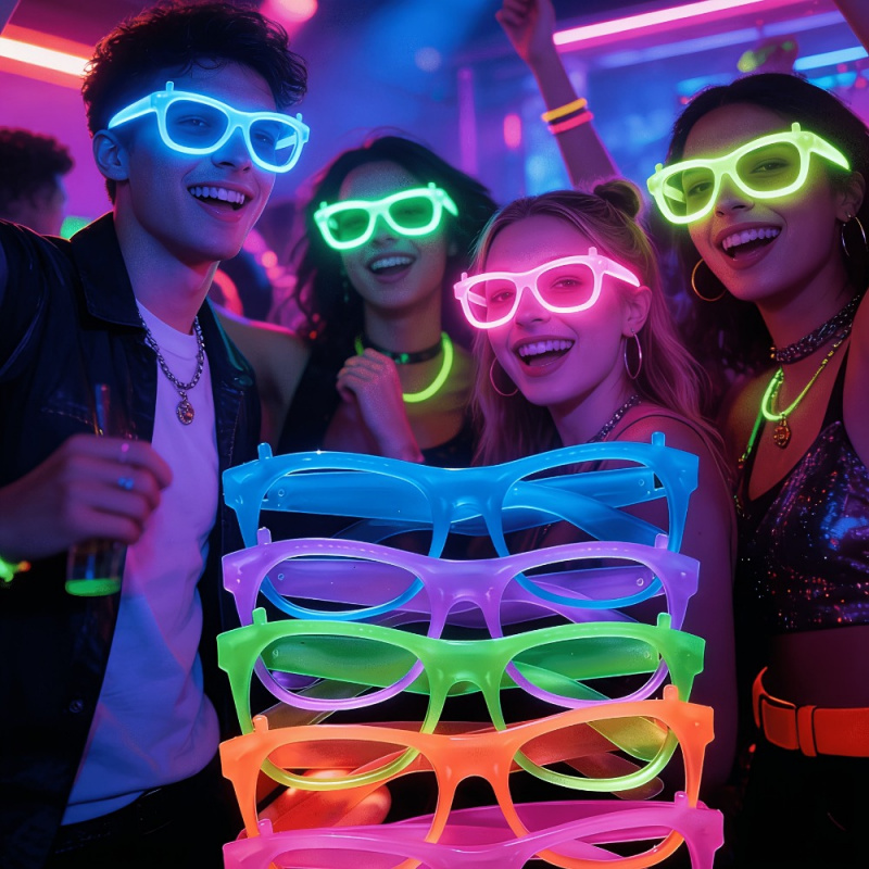 2/12 шт. светящиеся в темноте  – обзор и цена Glow In The Dark Party Glasses