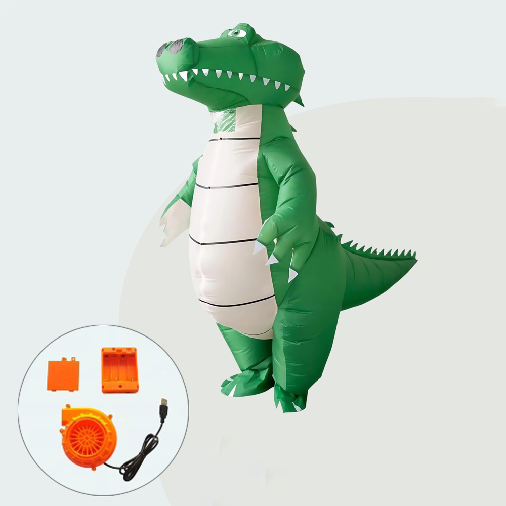 Надувной костюм крокодила-дино – обзор и цена Inflatable Dinosaur Costume Adult