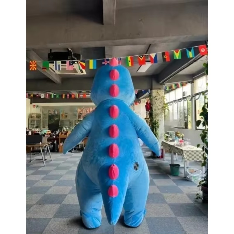 Надувной костюм синего дракона – обзор и цена Inflatable Dinosaur Costume Adult