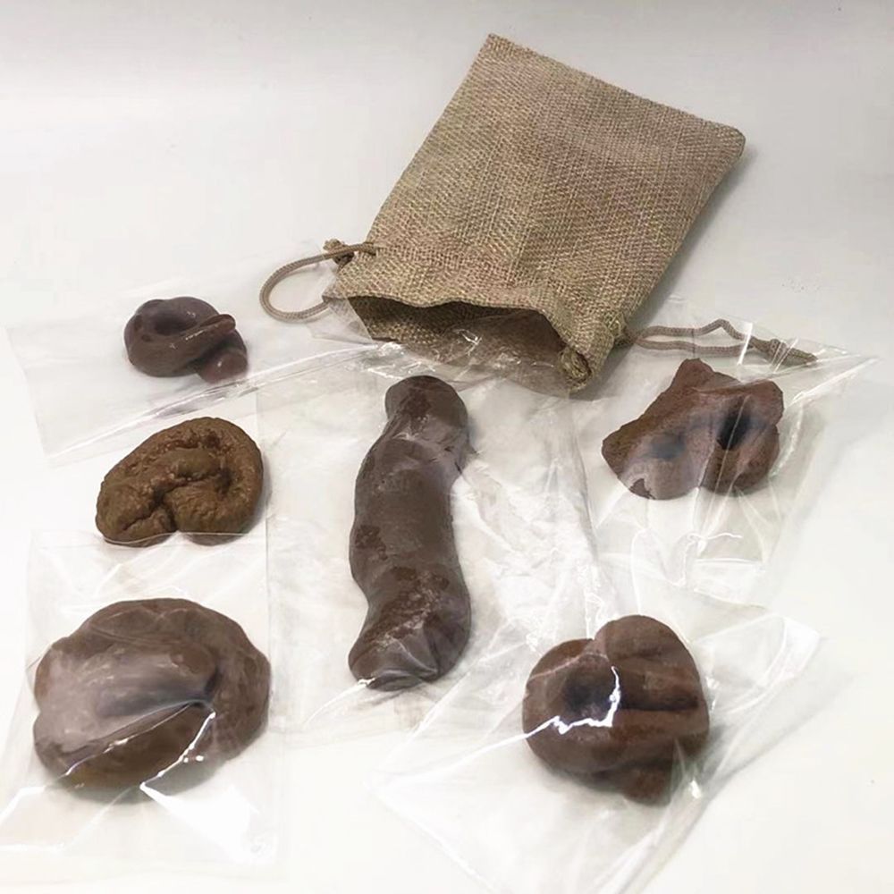 6 шт., шутка, хитрые игрушки,  – обзор и цена Fake Poop Gag Gift