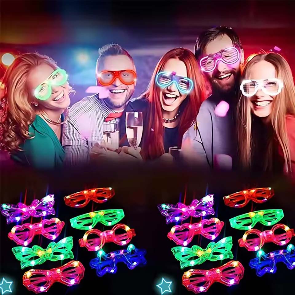 10/20/30/40/50 шт. Светящиеся  – обзор и цена Glow In The Dark Party Glasses