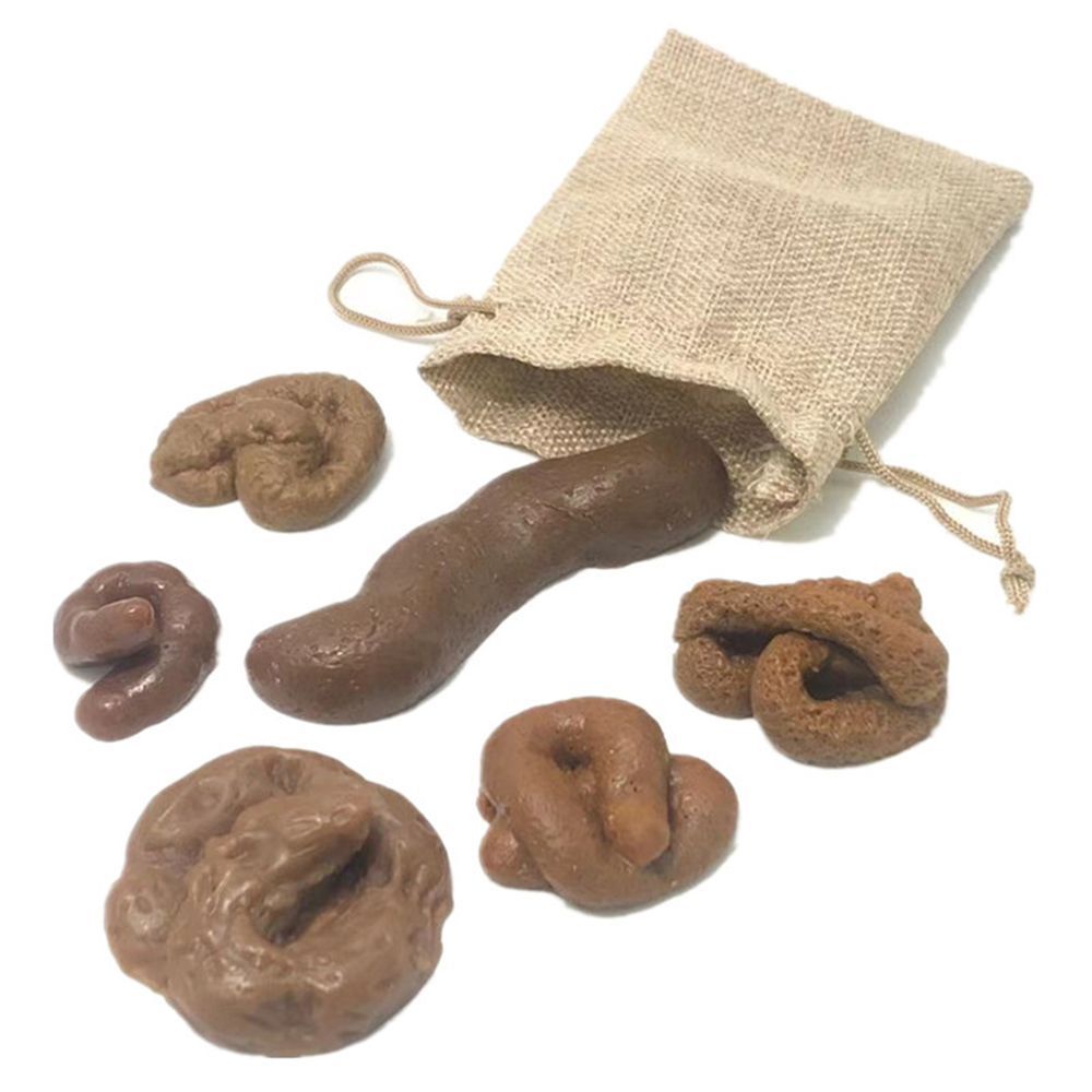 6 шт. шуточных антистресс-гадж – обзор и цена Fake Poop Gag Gift